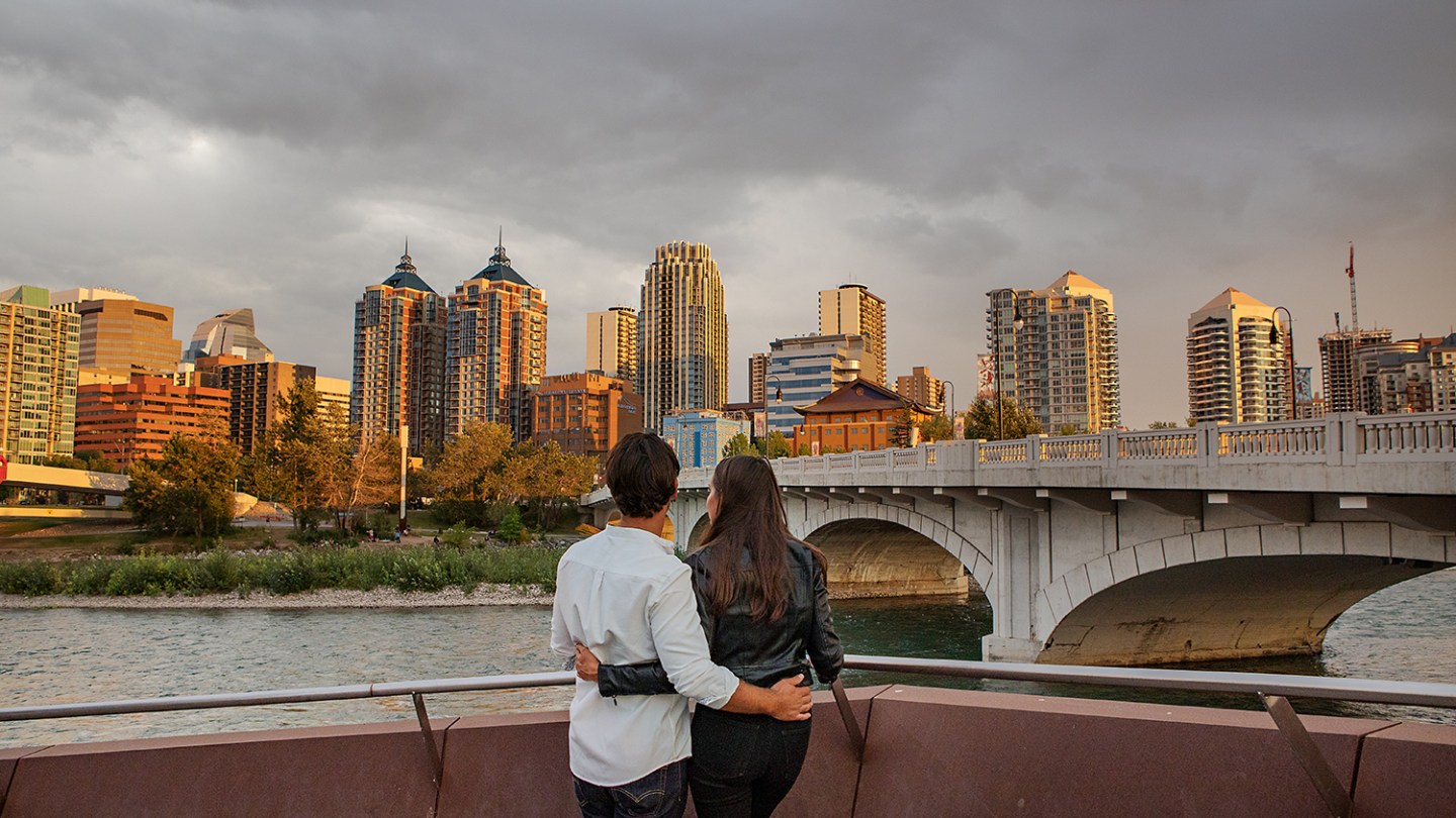 Date night playing the Alberta Food Finder