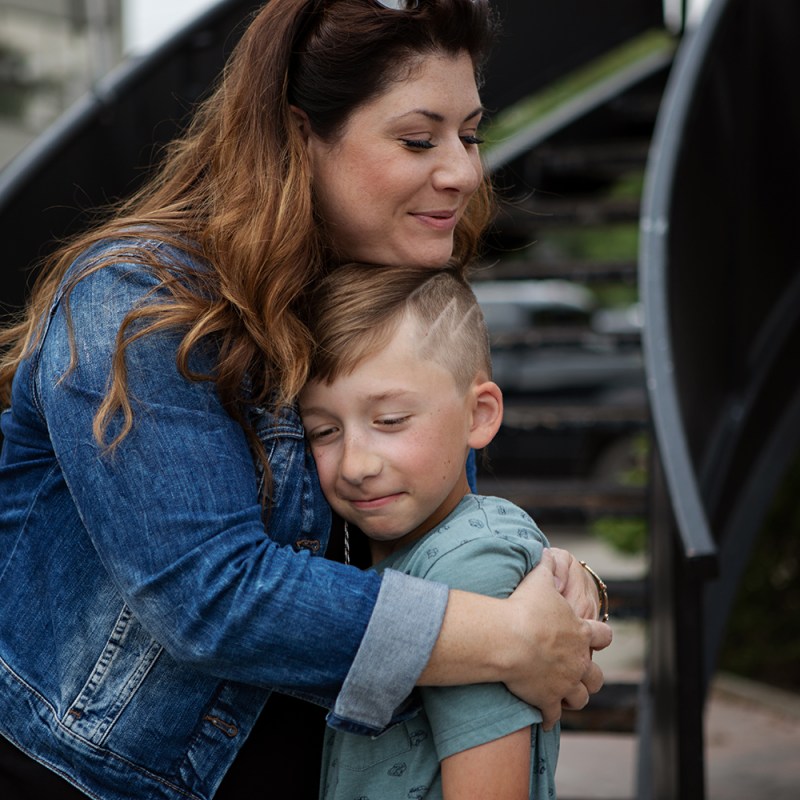 a family playing the Alberta Food Finder game