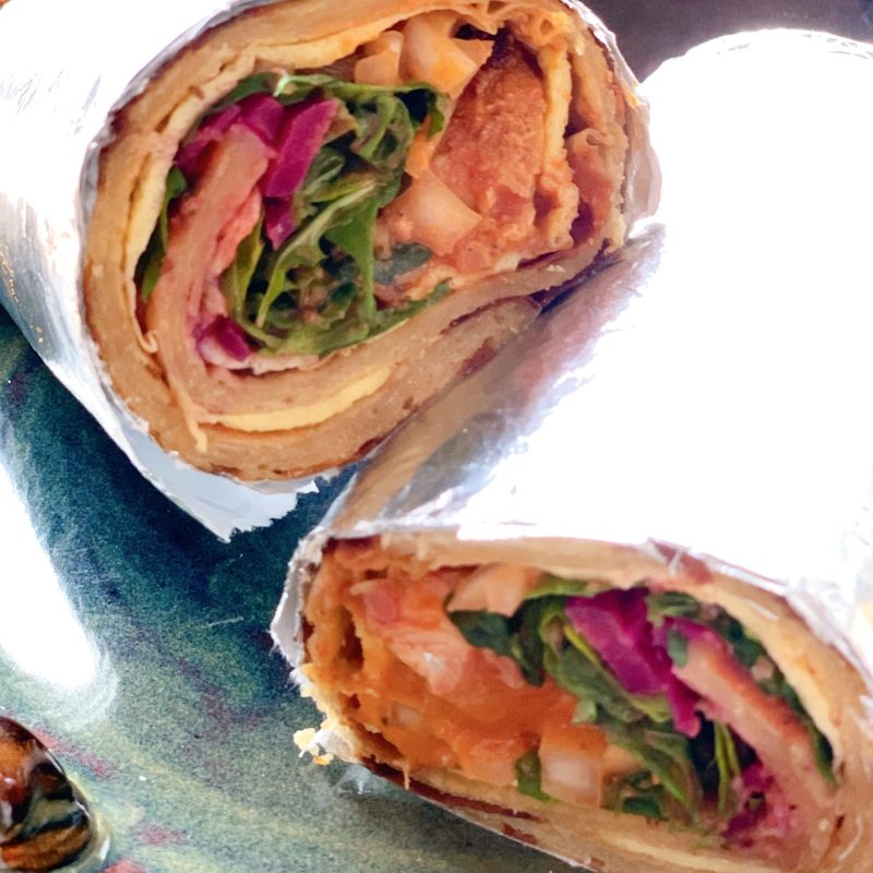 close up of a Khati Roll