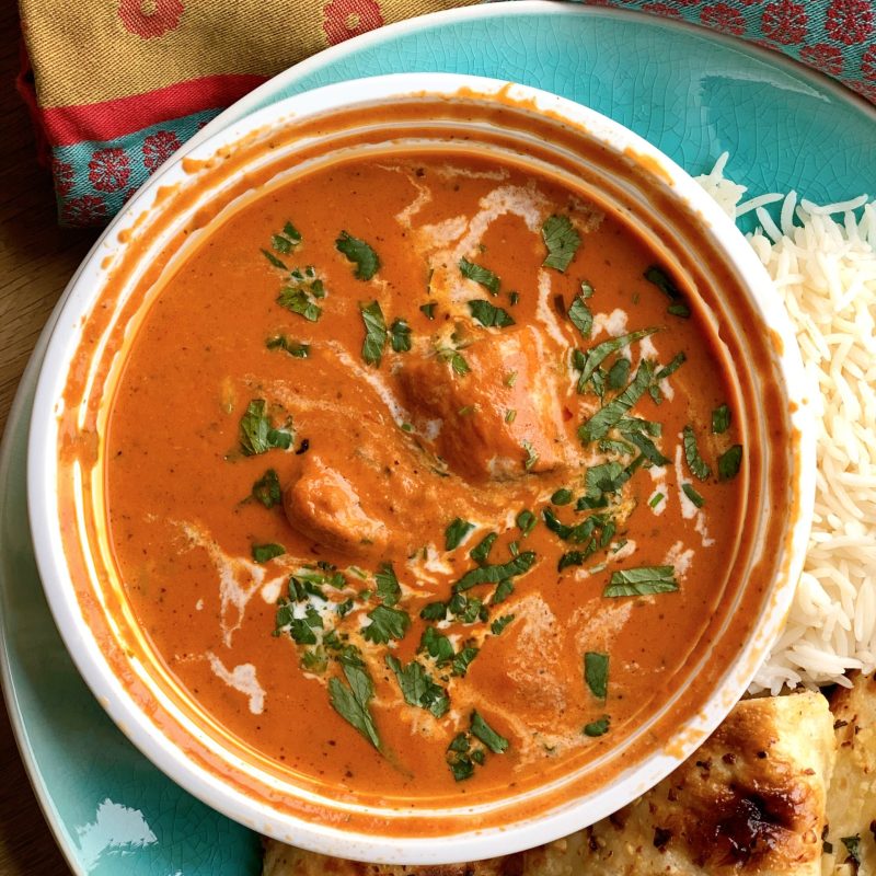 Butter Chicken close up