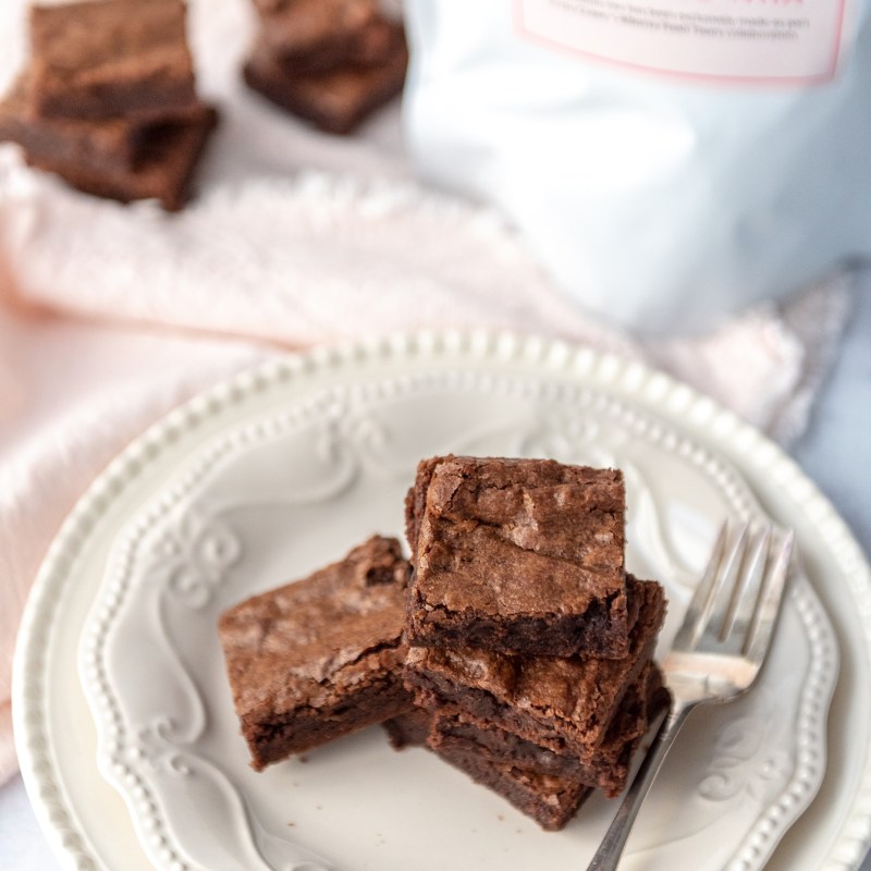 a piece of chocolate cake on a plate