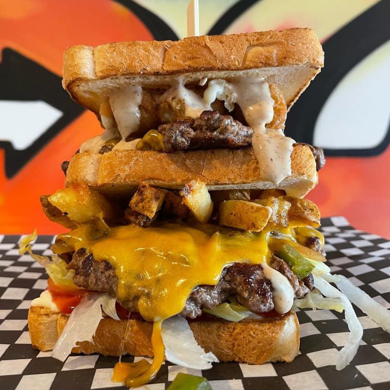 a sandwich on a plate