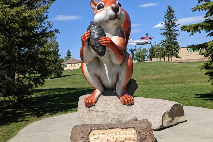 a statue of a person